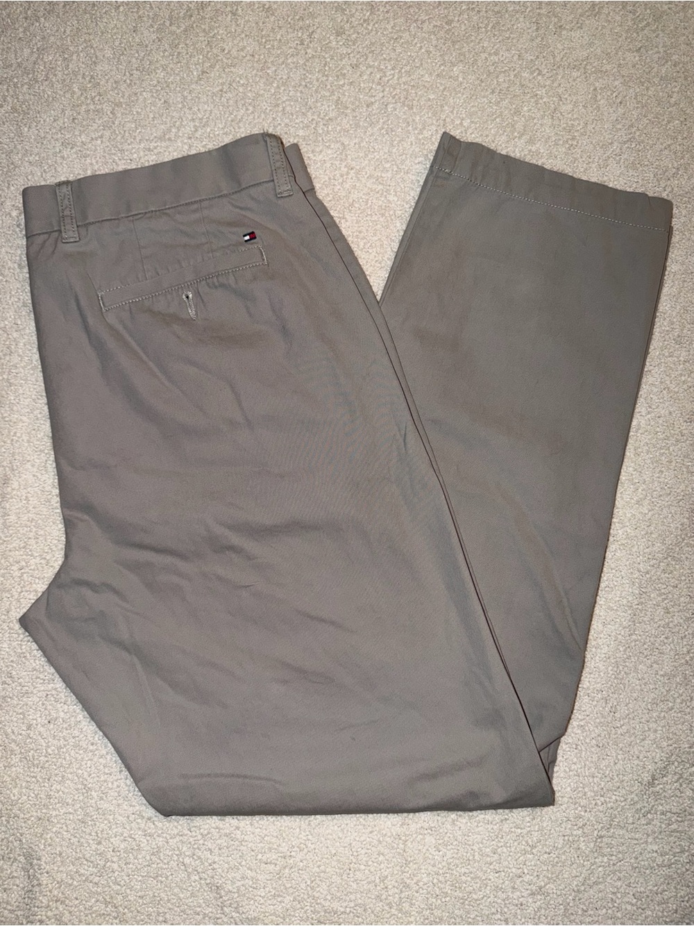 Tommy Hilfiger Men's Gray Chino Pants 36x32